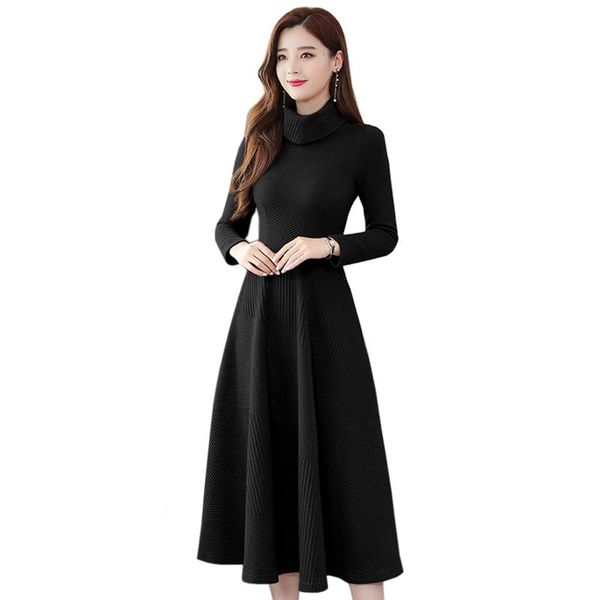 casual dresses autumn winter women knitted dress fashion turtleneck sweater black long sleeve, Black;gray
casual dresses autumn winter women knitted dress fashion turtleneck sweater black long sleeve, Black;gray