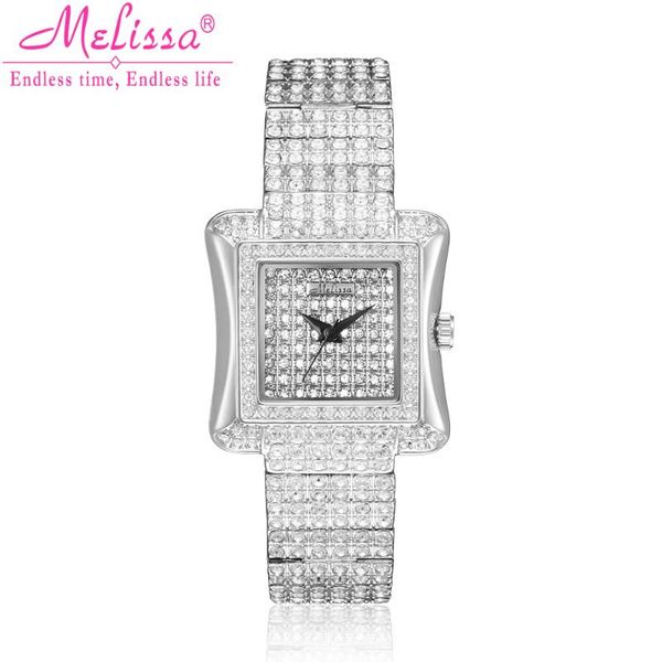 wristwatches luxury melissa lady women's watch elegant full rhinestone cz fashion hours bracelet crystal clock girl birthday gift box, Slivery;brown
wristwatches luxury melissa lady women's watch elegant full rhinestone cz fashion hours bracelet crystal clock girl birthday gift box, Slivery;brown