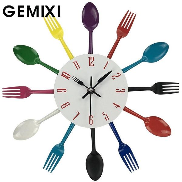 wall clocks spoon fork modern large clock stainless steel watch magic needle 3d living room home decor 1o19
wall clocks spoon fork modern large clock stainless steel watch magic needle 3d living room home decor 1o19