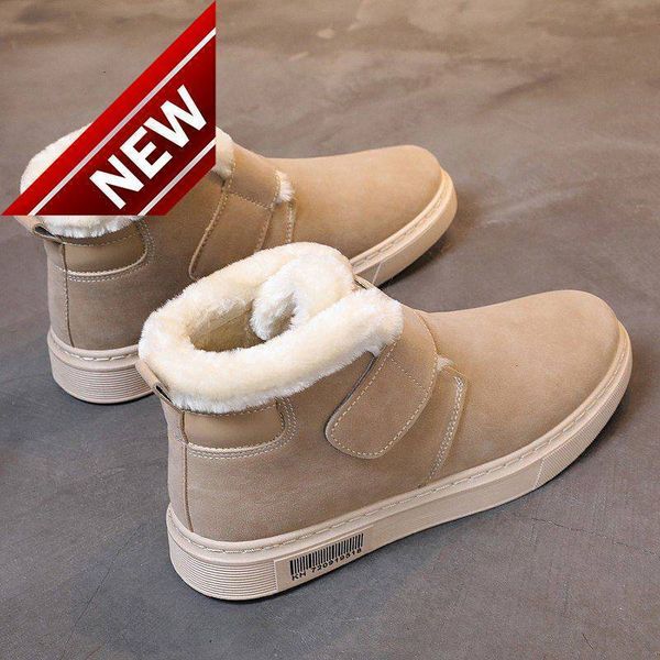 men's shoes winter new plush warm snow high thickened cotton boots korean fashion waterproof, Black
men's shoes winter new plush warm snow high thickened cotton boots korean fashion waterproof, Black