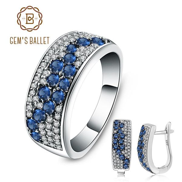 gem's ballet round natural blue sapphire gemstone vintage jewelry set 925 sterling silver earrings ring for women wedding bracelet, & n, Black
gem's ballet round natural blue sapphire gemstone vintage jewelry set 925 sterling silver earrings ring for women wedding bracelet, & n, Black