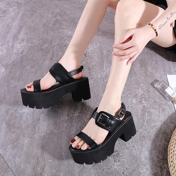 roman thick bottom wedge sandals summer high heel wild buckle women pumps shoes, Black
roman thick bottom wedge sandals summer high heel wild buckle women pumps shoes, Black