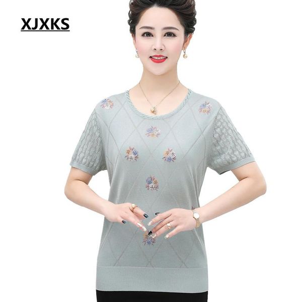 women's t-shirt xjxks fashion round neck short-sleeved women shirt 2021 summer diamond, White
women's t-shirt xjxks fashion round neck short-sleeved women shirt 2021 summer diamond, White