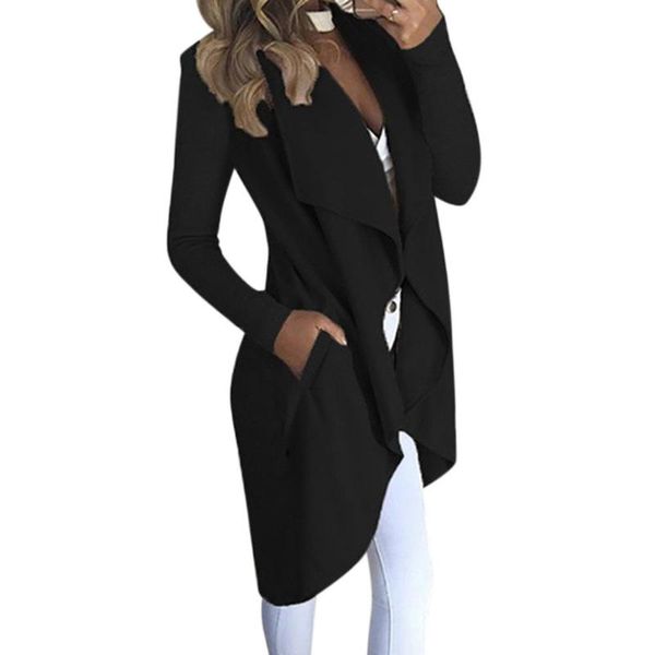 women's trench coats mrwonder 2021 spring autumn women lapel collar solid color long sleeve slim fit wind coat with pockets, Tan;black
women's trench coats mrwonder 2021 spring autumn women lapel collar solid color long sleeve slim fit wind coat with pockets, Tan;black