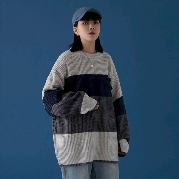 women's sweaters sweater knitwear fall/winter loose korean style japanese hong kong couple all-match casual, White;black
women's sweaters sweater knitwear fall/winter loose korean style japanese hong kong couple all-match casual, White;black