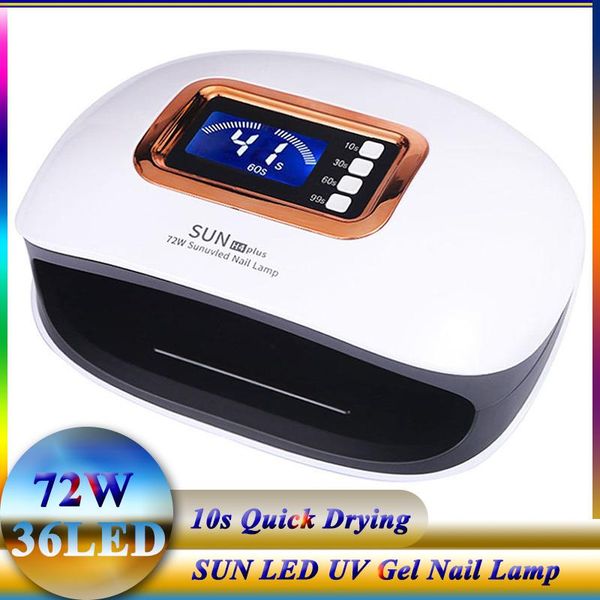 led lamp 72w nail lampe large space dryer manicure machine gel polish curing lampara with smart timer display dryers
led lamp 72w nail lampe large space dryer manicure machine gel polish curing lampara with smart timer display dryers
