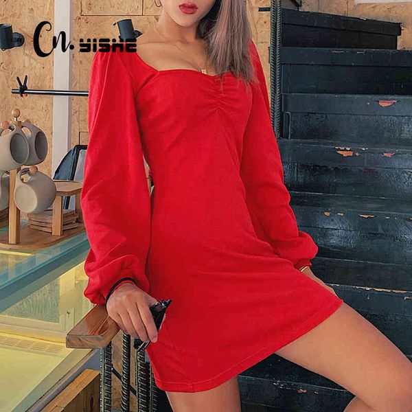 cnyishe autumn dress solid square collar bodycon dress fashion lantern sleeve package hip short slim dresses vestidos robes 210419, Black;gray
cnyishe autumn dress solid square collar bodycon dress fashion lantern sleeve package hip short slim dresses vestidos robes 210419, Black;gray
