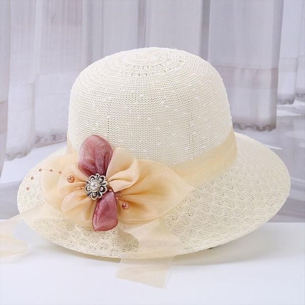 summer ladies elegant bucket hat with flower women leisure beach sun female wide brim pink beige hollow out cap, Blue;gray
summer ladies elegant bucket hat with flower women leisure beach sun female wide brim pink beige hollow out cap, Blue;gray