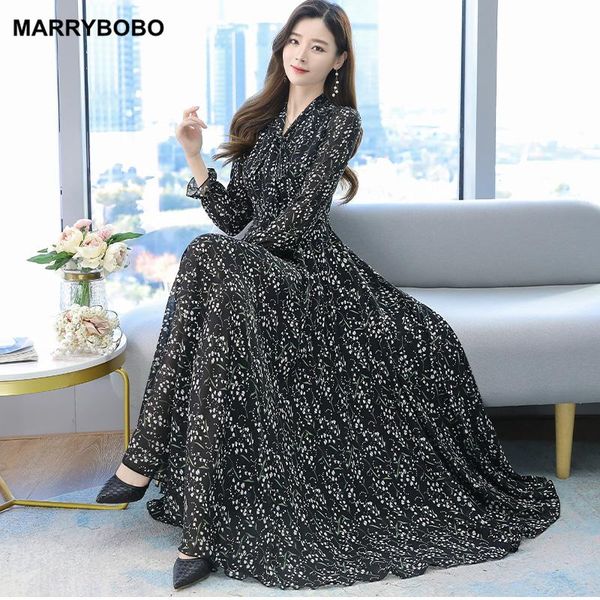 casual dresses spring autumn dress women long sleeve bow neck party 2021 floral printed chiffon maxi robe, Black;gray
casual dresses spring autumn dress women long sleeve bow neck party 2021 floral printed chiffon maxi robe, Black;gray
