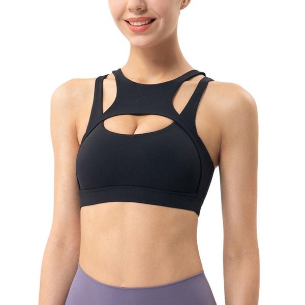 back support of women's sports bra without steel ring yoga running vest fitness bralette for women beautiful shockproof underwear, Black;blue
back support of women's sports bra without steel ring yoga running vest fitness bralette for women beautiful shockproof underwear, Black;blue