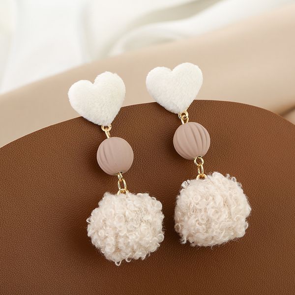 925 silver needle ball earrings super fairy hairy earrings in
925 silver needle ball earrings super fairy hairy earrings in