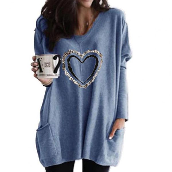 women's blouses & shirts 2021 women blouse heart print long sleeves shirt solid color loose casual base top, White
women's blouses & shirts 2021 women blouse heart print long sleeves shirt solid color loose casual base top, White