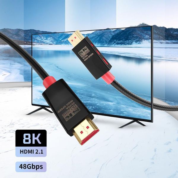 audio cables & connectors super high speed 8k 2.1 cable 48gbps 8k@60hz 4k@120hz hdr10 splitter switcher cord for ps5 xbox series s x
audio cables & connectors super high speed 8k 2.1 cable 48gbps 8k@60hz 4k@120hz hdr10 splitter switcher cord for ps5 xbox series s x