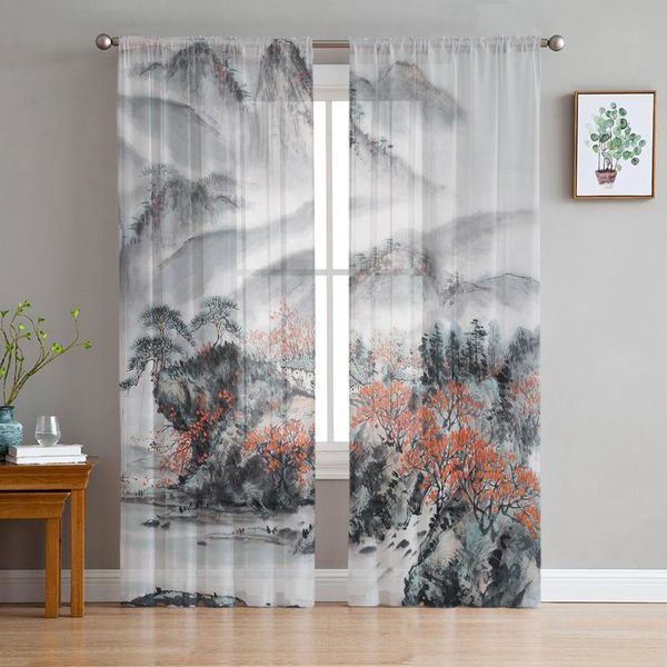 curtain & drapes chinese style ink painting sheer curtains for living room bedroom home decor chiffon voile christmas
curtain & drapes chinese style ink painting sheer curtains for living room bedroom home decor chiffon voile christmas