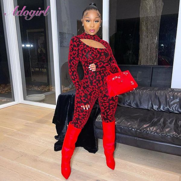 leopard print long sleeve high neck hollow out night party club bodycon jumpsuit women outfit streetwear rompers overalls women's jumps, Black;white
leopard print long sleeve high neck hollow out night party club bodycon jumpsuit women outfit streetwear rompers overalls women's jumps, Black;white