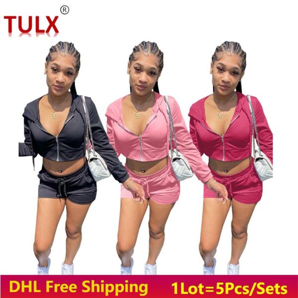 women's tracksuits long sleeve shorts 2pcs women outfits jogger suits cardigan crop solid sweatsuits spring summer fall clothes 5650, Gray
women's tracksuits long sleeve shorts 2pcs women outfits jogger suits cardigan crop solid sweatsuits spring summer fall clothes 5650, Gray