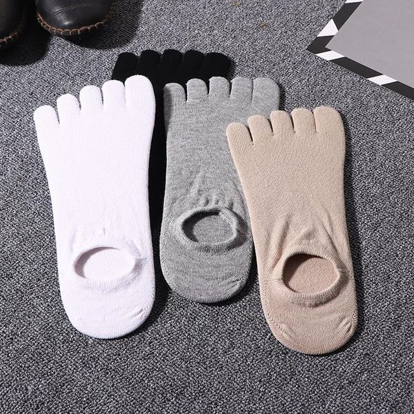 men's socks 3 pairs summer men cotton five finger solid color toe short deodorant boat middle tube, Black
men's socks 3 pairs summer men cotton five finger solid color toe short deodorant boat middle tube, Black