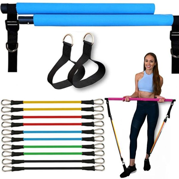 resistance bands 150lb fitness rubber band yoga elastic bar set adjustable pilates training exercise equipment pull rope
resistance bands 150lb fitness rubber band yoga elastic bar set adjustable pilates training exercise equipment pull rope