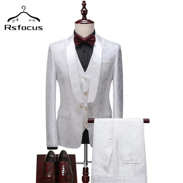 men's suits & blazers rsfocus mens fashion shawl collar white wedding suit for men slim fit casual party male dinner prom banquet tuxed, White;black
men's suits & blazers rsfocus mens fashion shawl collar white wedding suit for men slim fit casual party male dinner prom banquet tuxed, White;black