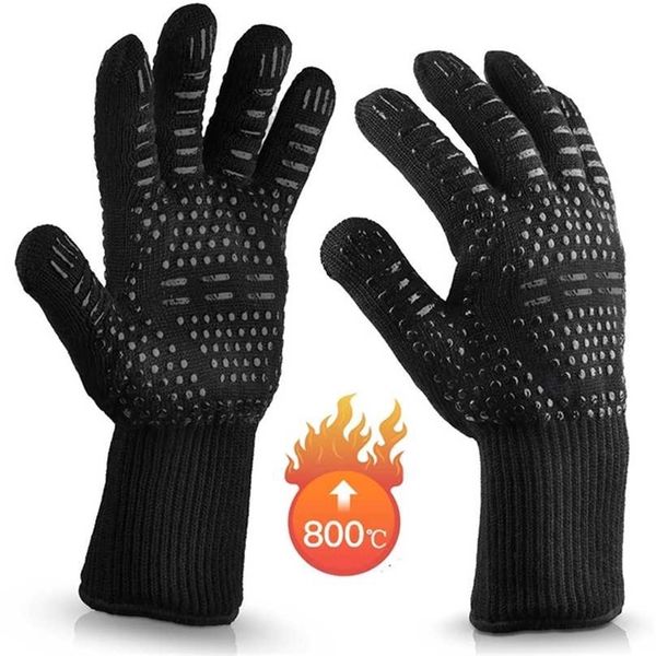 bbq gloves high temperature resistance oven mitts 500 800 degrees fireproof barbecue heat insulation microwave 211124, Blue;gray
bbq gloves high temperature resistance oven mitts 500 800 degrees fireproof barbecue heat insulation microwave 211124, Blue;gray