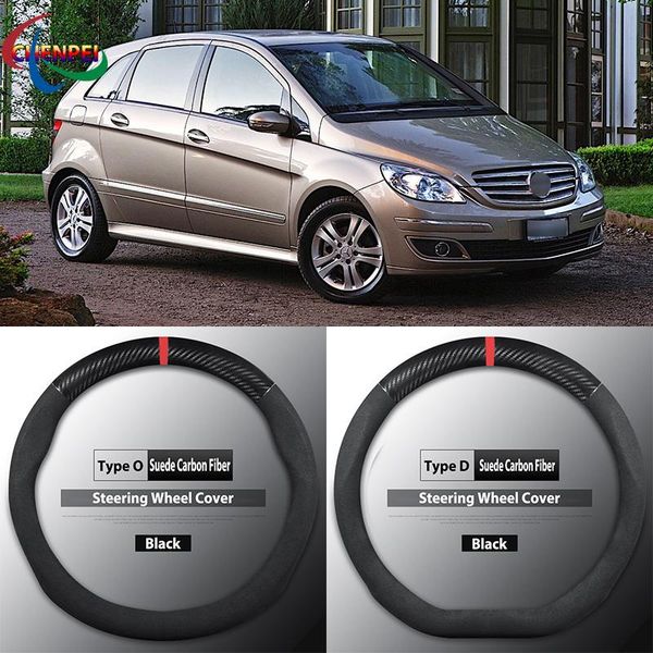 steering wheel covers four seasons universal non-slip carbon fiber suede cover for - b class car interior accessories
steering wheel covers four seasons universal non-slip carbon fiber suede cover for - b class car interior accessories