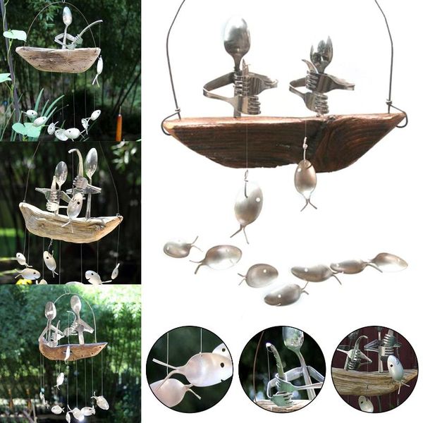 decorative objects & figurines fishing man spoon fish sculptures wind chime indoor outdoor hanging ornament decoration fas6
decorative objects & figurines fishing man spoon fish sculptures wind chime indoor outdoor hanging ornament decoration fas6