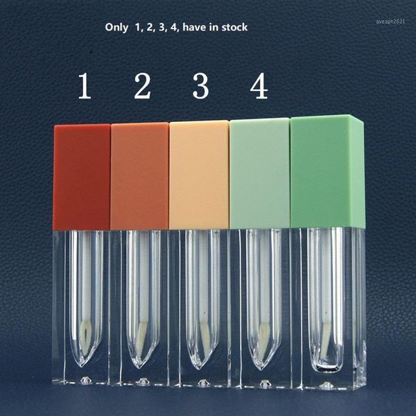 storage bottles & jars 3ml transparent square lip gloss tube with wand cosmetic clear empty container green yellow orange pumpkin cap
storage bottles & jars 3ml transparent square lip gloss tube with wand cosmetic clear empty container green yellow orange pumpkin cap