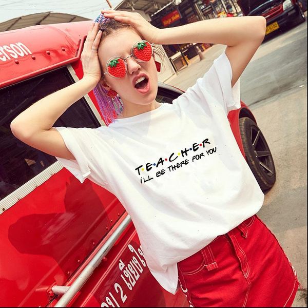 teacher womens ill be there for you women t shirt loose cute oversize spring summer casual streetwear hip hop, White
teacher womens ill be there for you women t shirt loose cute oversize spring summer casual streetwear hip hop, White