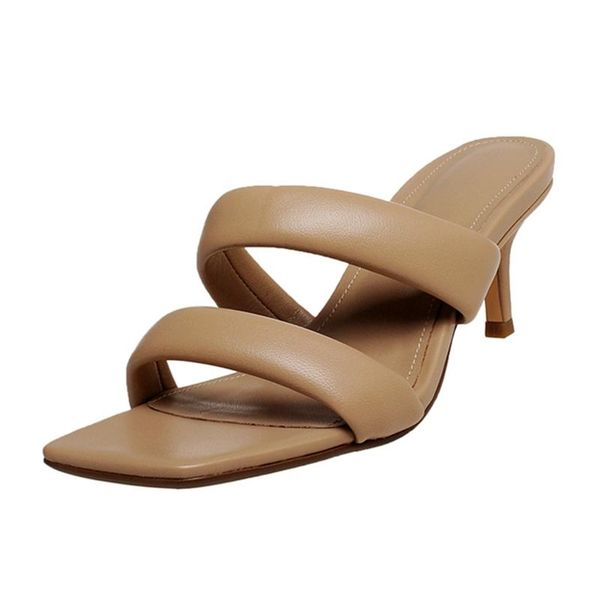 big size comfortable outside slippers concise elegant mules peep toe slingback slip on summer shoes women l85, Black
big size comfortable outside slippers concise elegant mules peep toe slingback slip on summer shoes women l85, Black