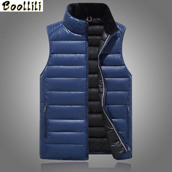 men's vests stand collar 4xl winter sleeveless jackets men coats black grey blue solid casual vest male waistcoats, Black;white
men's vests stand collar 4xl winter sleeveless jackets men coats black grey blue solid casual vest male waistcoats, Black;white