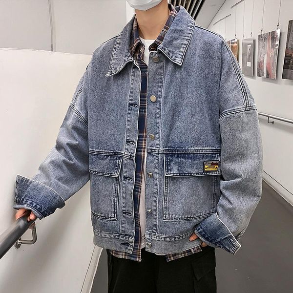 wholesale 2021 fashion casual tooling denim jacket men's spring and autumn loose trendy korean couple all-match jackets, Black;brown
wholesale 2021 fashion casual tooling denim jacket men's spring and autumn loose trendy korean couple all-match jackets, Black;brown