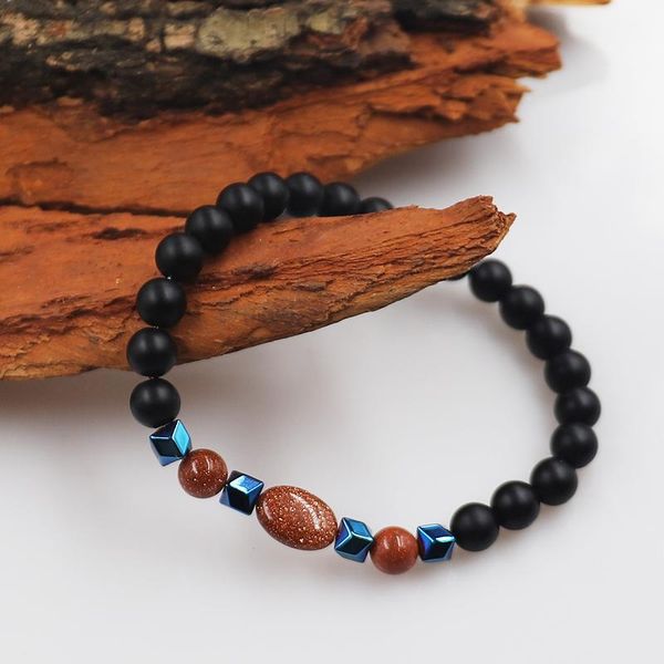 beaded, strands natural stone crystal handmade black grinding beads bracelet for man adjustable elasticity athletic punk accessories
beaded, strands natural stone crystal handmade black grinding beads bracelet for man adjustable elasticity athletic punk accessories