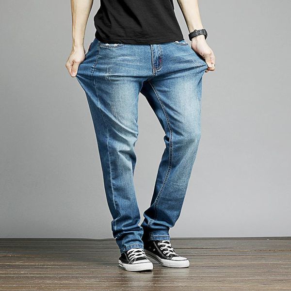 men's plus size jeans male elastic loose fashion denim pants jean straight trousers mens cowboy clothing, Blue
men's plus size jeans male elastic loose fashion denim pants jean straight trousers mens cowboy clothing, Blue