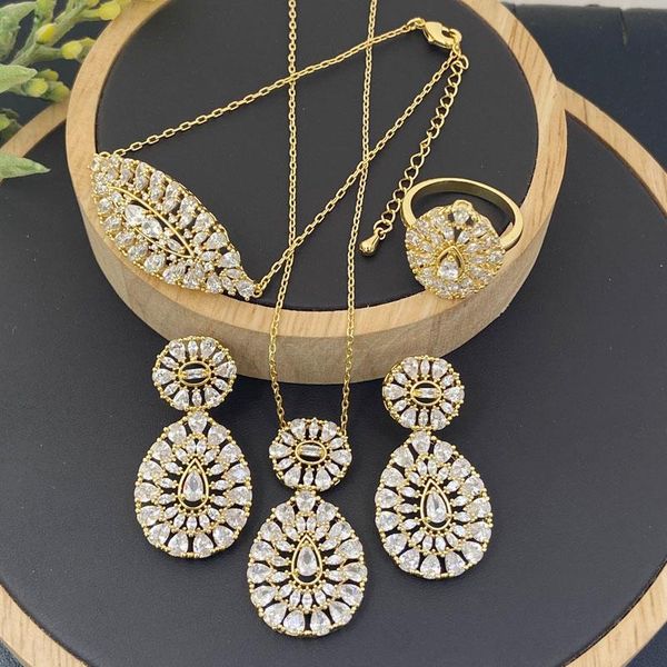 earrings & necklace vanifi fashion jewelry set gorgeous drop shape zirconia with earrings, bracelet and ring for woman wedding party gifts, Silver
earrings & necklace vanifi fashion jewelry set gorgeous drop shape zirconia with earrings, bracelet and ring for woman wedding party gifts, Silver