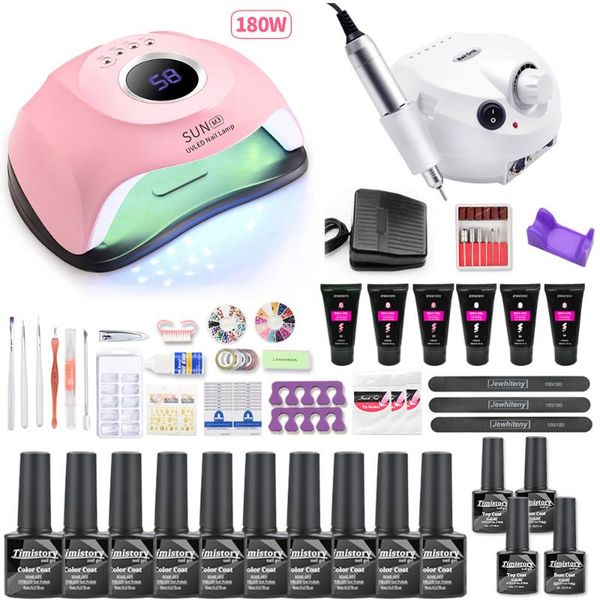 nail art kits set with colour uv extension gel led lamp and 35000rpm drill machine polish kit sets
nail art kits set with colour uv extension gel led lamp and 35000rpm drill machine polish kit sets