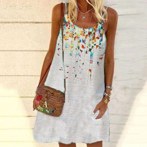 casual dresses 40# sleeveless printed strap dress summer loose sling beach boho holiday plus size sundress vintage women vestidos, Black;gray
casual dresses 40# sleeveless printed strap dress summer loose sling beach boho holiday plus size sundress vintage women vestidos, Black;gray