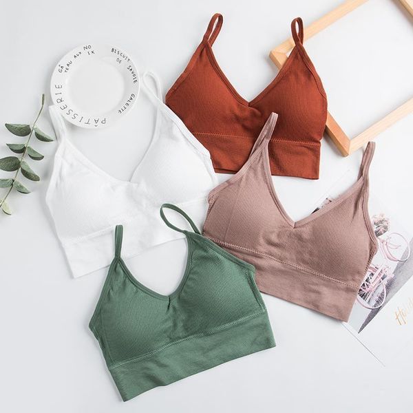 women bra crop tube female streetwear sleeveless camis seamless sports lingerie tee tank bustiers & corsets, Black;white
women bra crop tube female streetwear sleeveless camis seamless sports lingerie tee tank bustiers & corsets, Black;white
