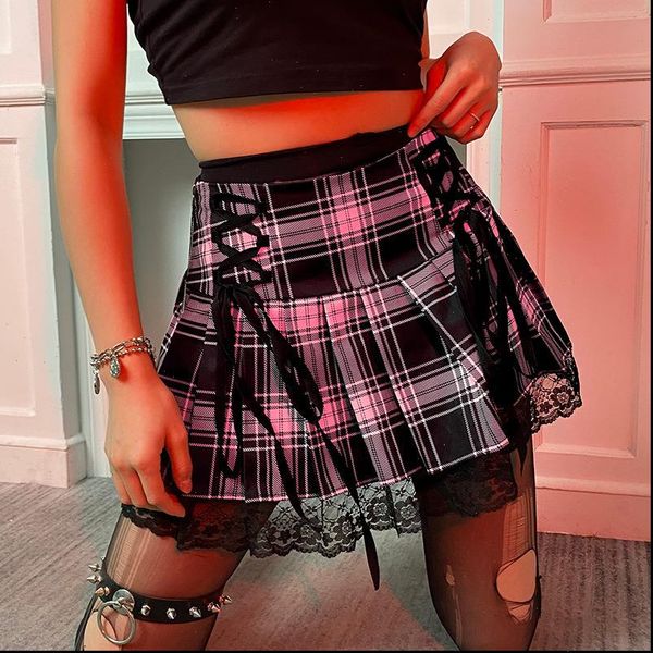 lace pleated mini aesthetic womens skirts petticoat girls pink up goth plaid ladies punk, Black
lace pleated mini aesthetic womens skirts petticoat girls pink up goth plaid ladies punk, Black