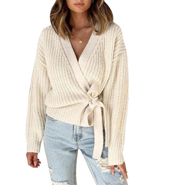 women's sweaters autumn winter knitted sweater women lace bow deep v neck elegant wild warm vintage loose casual knitwear pullovers h3, White;black
women's sweaters autumn winter knitted sweater women lace bow deep v neck elegant wild warm vintage loose casual knitwear pullovers h3, White;black