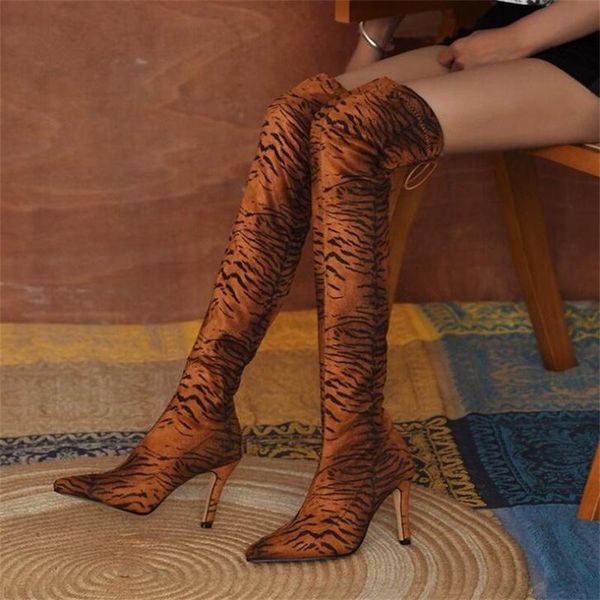 boots leopard print over the knee women high heels shoes ladies thigh winter long female shoe plus size 43, Black
boots leopard print over the knee women high heels shoes ladies thigh winter long female shoe plus size 43, Black