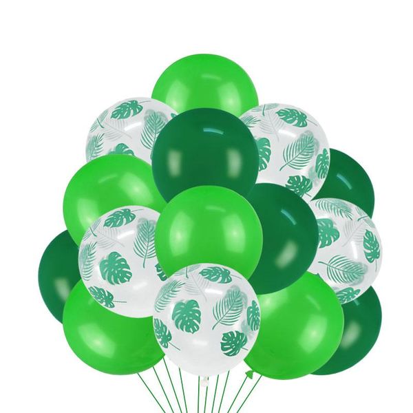 party decoration 10/15pcs 12inch green balloons palm leaf latex balloon summer tropical jungle wedding birthday hawaii theme decor supplies
party decoration 10/15pcs 12inch green balloons palm leaf latex balloon summer tropical jungle wedding birthday hawaii theme decor supplies