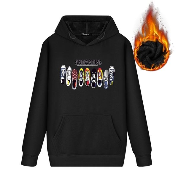 autumn winter new plush thickened pullover men's korean loose and versatile couple's hooded sports top, Black
autumn winter new plush thickened pullover men's korean loose and versatile couple's hooded sports top, Black