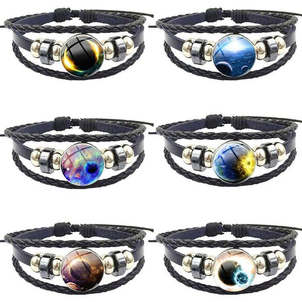 charm bracelets galaxy designs for women kids retro style vintage jewelry plated with glass cabochon black leather bracelet bangle, Golden;silver
charm bracelets galaxy designs for women kids retro style vintage jewelry plated with glass cabochon black leather bracelet bangle, Golden;silver