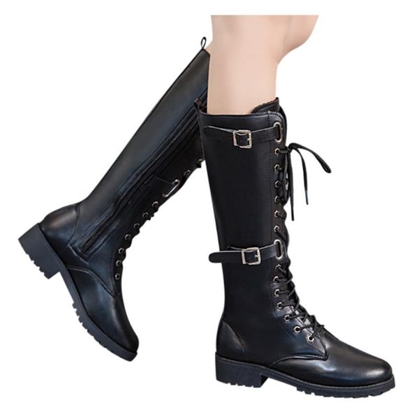 boots sagace classic leather high women casual party buckle motorcycle booties ladies heel western lace up tube, Black
boots sagace classic leather high women casual party buckle motorcycle booties ladies heel western lace up tube, Black
