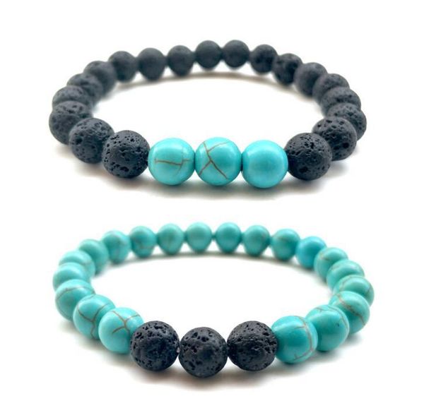 Charm Bracelets 8 MM Lava Rock Beads Bracelet Fashion Natural Stone Weathering Bangle Volcanic 2 Styles Turquoise 590G RV83
Charm Bracelets 8 MM Lava Rock Beads Bracelet Fashion Natural Stone Weathering Bangle Volcanic 2 Styles Turquoise 590G RV83