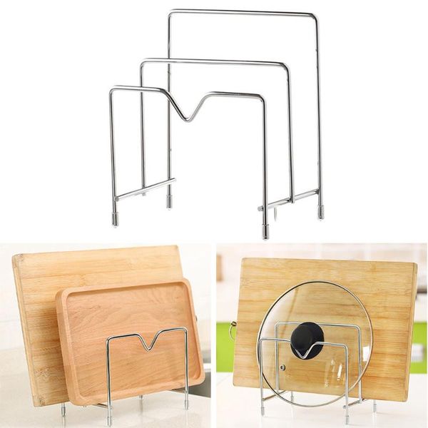 multifunctional stainless steel bakeware rack pot lid holder organizer cutting board pantry - 3 layers kitchen storage & organization
multifunctional stainless steel bakeware rack pot lid holder organizer cutting board pantry - 3 layers kitchen storage & organization