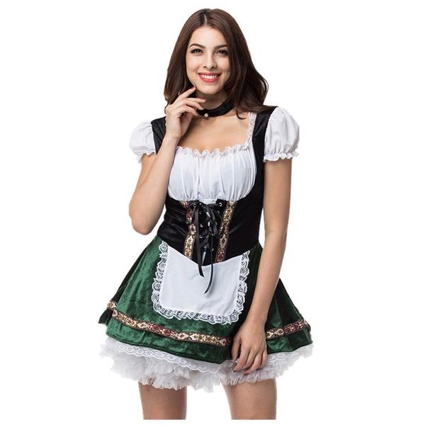 casual dresses traditional medieval oktoberfest costume parade tavern bartender waitress outfit cosplay dirndl carnival halloween party dres, Black;gray
casual dresses traditional medieval oktoberfest costume parade tavern bartender waitress outfit cosplay dirndl carnival halloween party dres, Black;gray