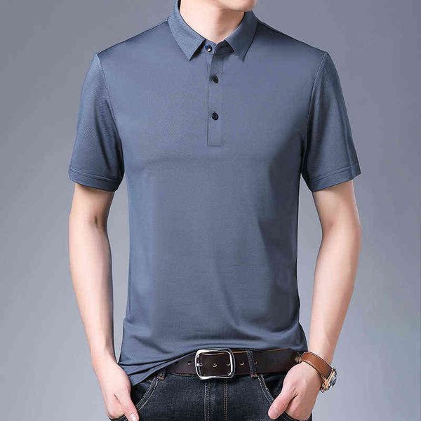 summer men's short casual solid color lapel half sleeve thin busins versatile t-shirt, White;black
summer men's short casual solid color lapel half sleeve thin busins versatile t-shirt, White;black