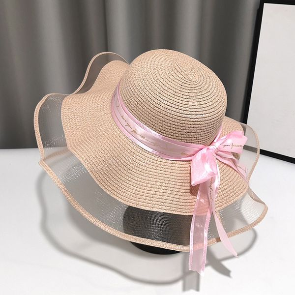 ladies summer elegant net gauze hat luxury high-quality sunscreen sunshade beach seaside vacation big eaves grass model factory direct sale, Blue;gray
ladies summer elegant net gauze hat luxury high-quality sunscreen sunshade beach seaside vacation big eaves grass model factory direct sale, Blue;gray