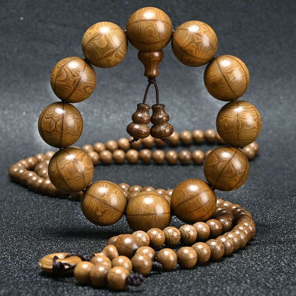 wutai mountain liudaomu old material bracelet 20mm dragon beard rattan subduing wood buddha beads men's and women's 108, Black
wutai mountain liudaomu old material bracelet 20mm dragon beard rattan subduing wood buddha beads men's and women's 108, Black